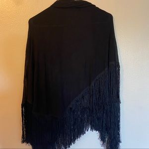Big scarf with awesome fringe!